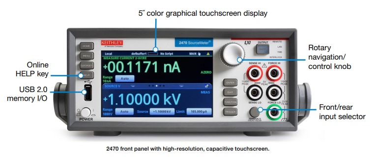 Infographic - Keithley 2470 Graphical SourceMeter® SMU